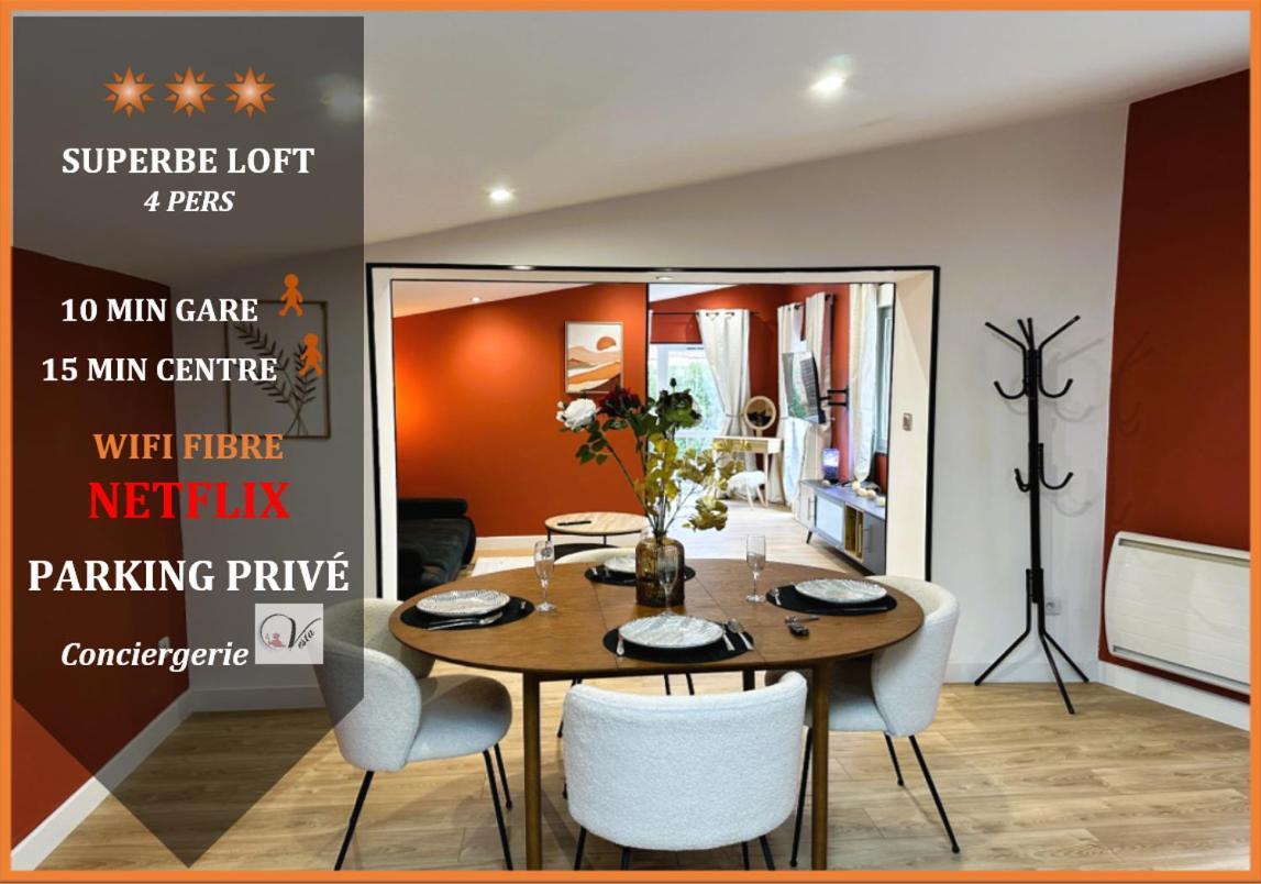 Loft O'Chalet - 10 Min Gare - Parking Prive Amiens Extérieur photo